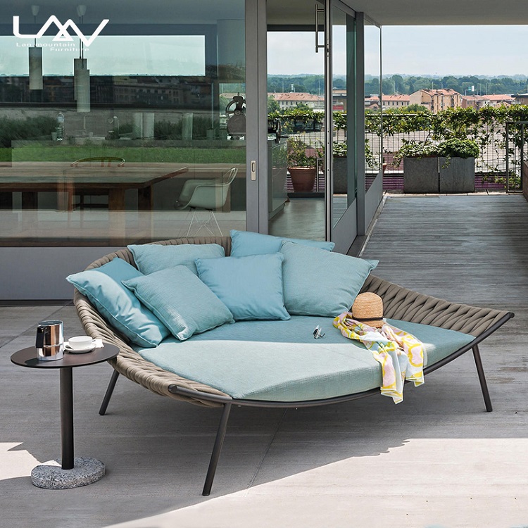 Outdoor Daybed Furniture - Cama de Día Moderna para Jardín,
