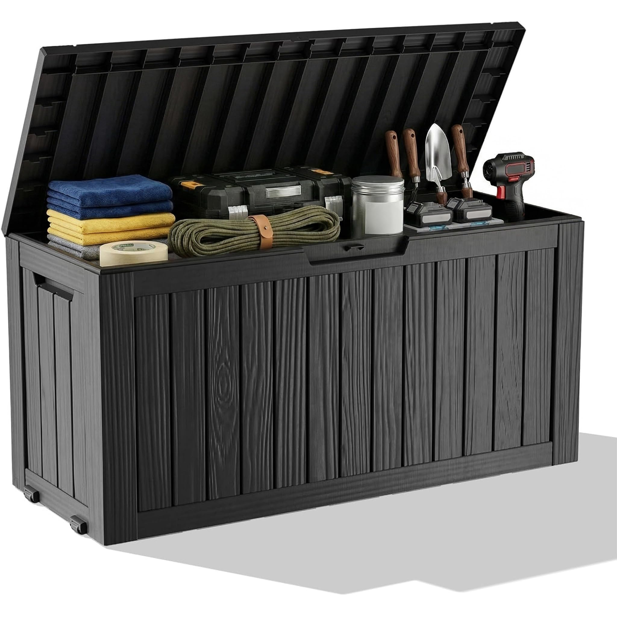 Caja de Almacenamiento Exterio - Outdoor Furniture Wood reseña y precio