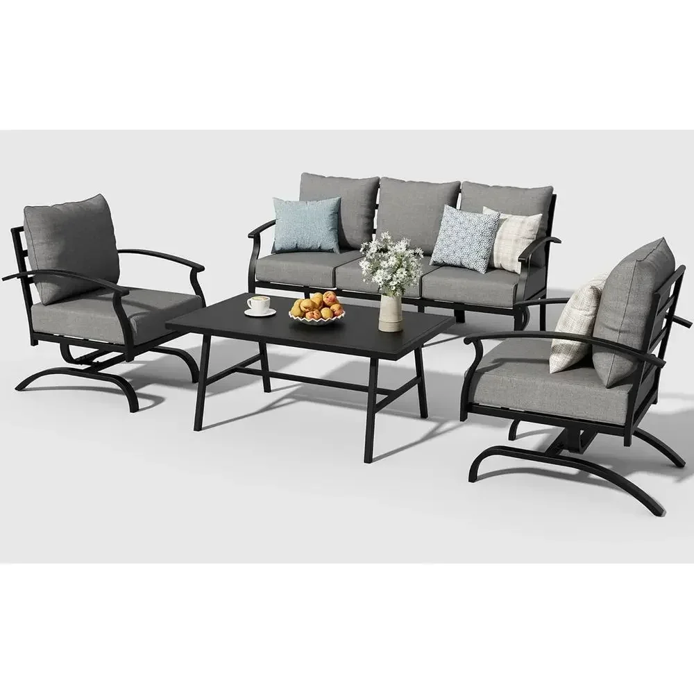 Conjunto de muebles de metal p - Outdoor Furniture Metal Chairs reseña y precio