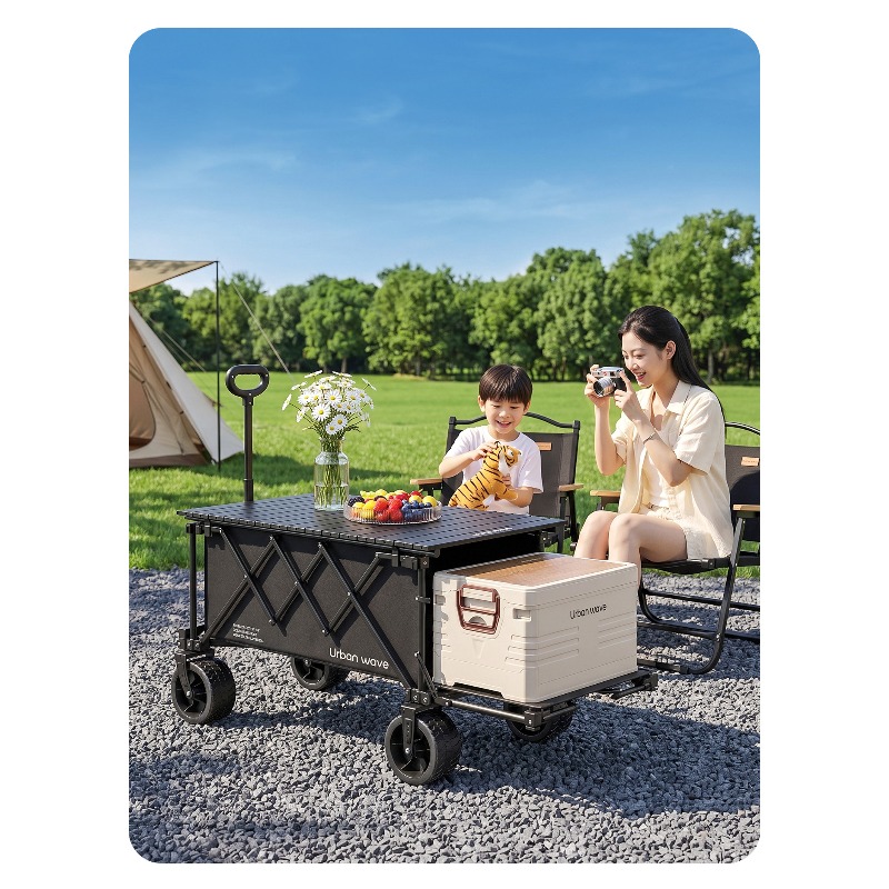 Carrito de Camping Plegable, C - Outdoor Furniture Metal reseña y precio