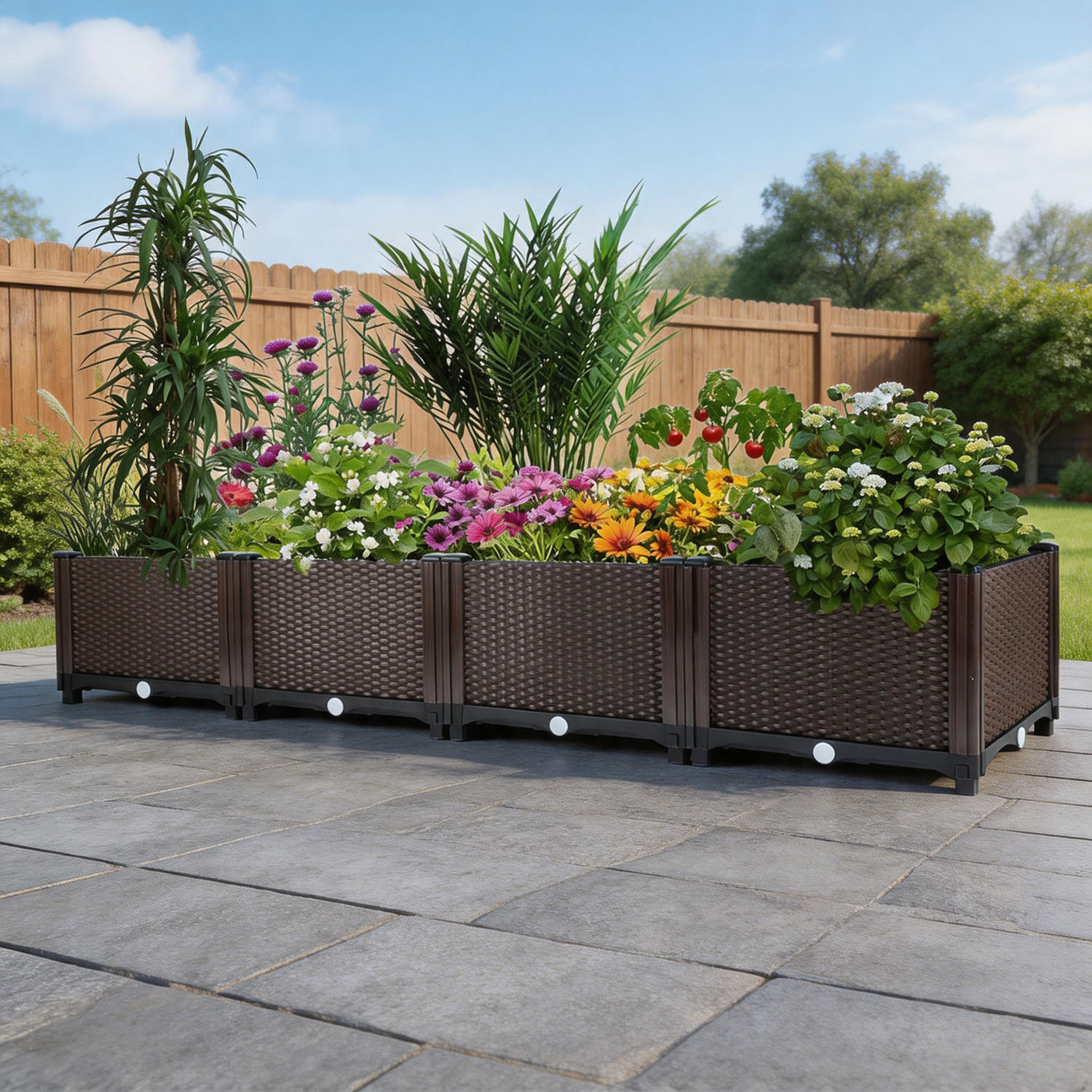 Jardinera Elevada con Autorrie - Outdoor Daybed Furniture reseña y precio